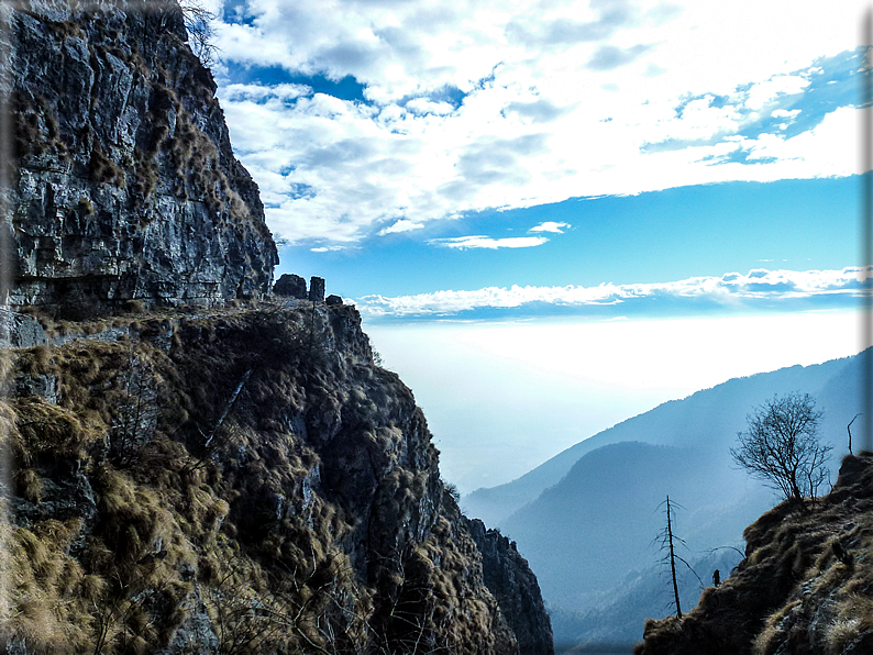 foto Salita dal Monte Tomba a Cima Grappa